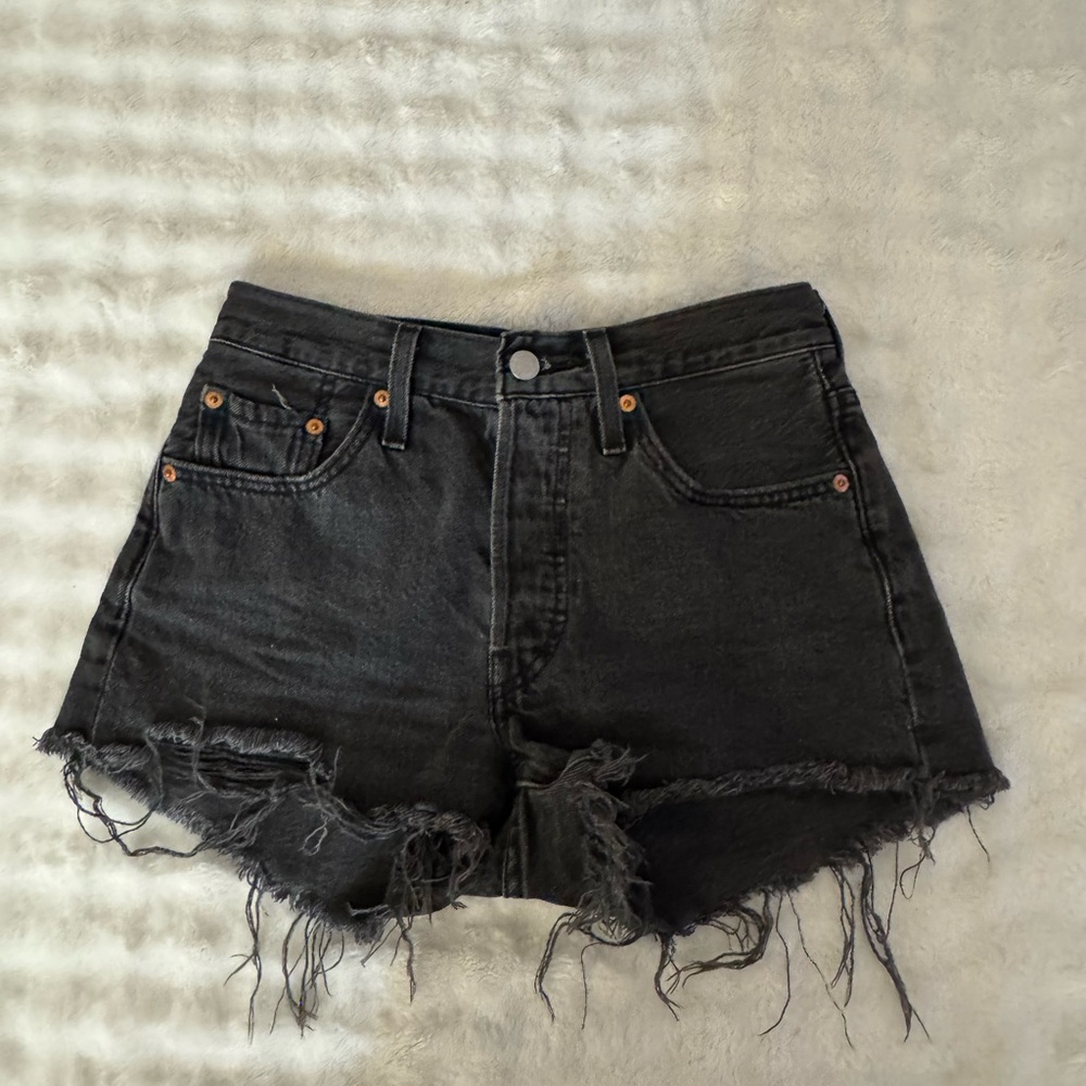 Levi’s distressed Jean shorts